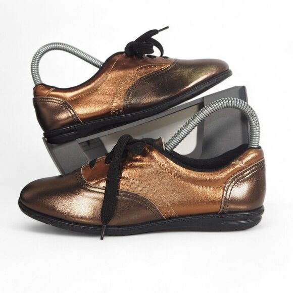 Daniel Green Sports Vintage Metallic Walking Shoes Gold / Bronze Women's 6 - Picture 1 of 11